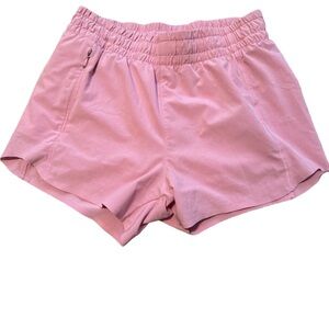 Athleta Girl Heart The Hustle 2.5” Girl’s Light Pink Shorts Size Large 12